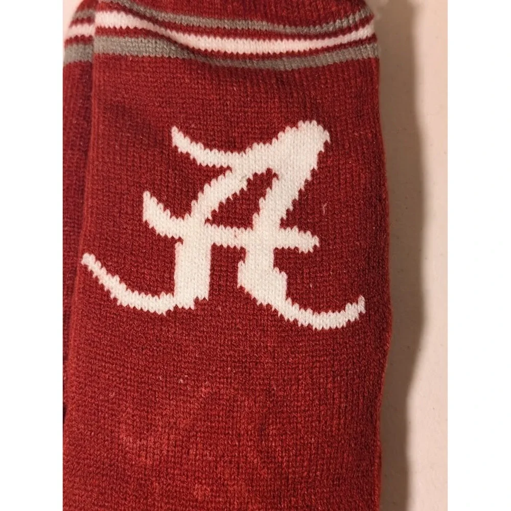 Alabama Crimson Tide Slipper Socks Non-Slip Sherpa Lined NOS‎ - Picture 3 of 3